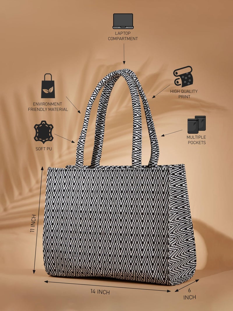 Fargo Canvas Women's Stylish Handbag Multicolor (MultiColor2) - Image 4