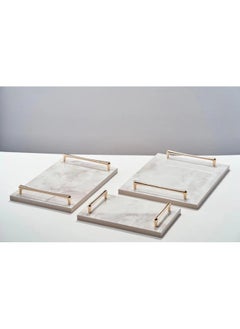 Trayz Complete the Look Full Set of White Trays. 