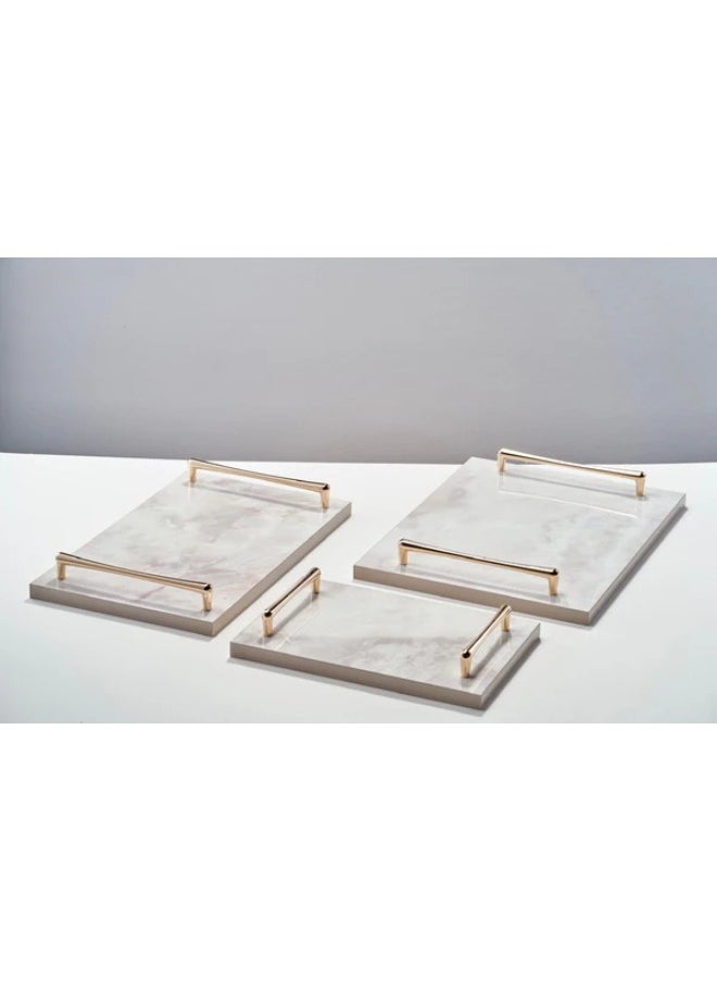 Trayz - Complete the Look Full Set of White Trays. - Image 1