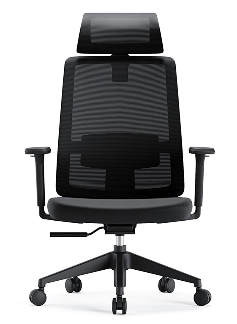 AFTERWORK Thrive Ergonomic Executive Home Office Chair, 2D Adjustable Headrest, 2D Armrests, Adjustable Lumbar, and 2-Position Tilt Lock - Image 3