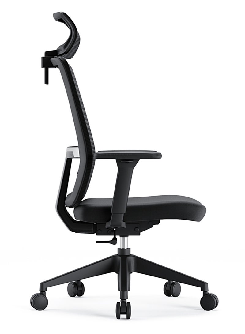 AFTERWORK Thrive Ergonomic Executive Home Office Chair, 2D Adjustable Headrest, 2D Armrests, Adjustable Lumbar, and 2-Position Tilt Lock - Image 5