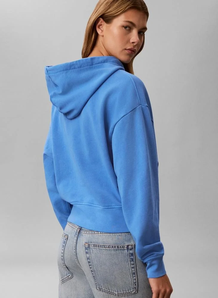 Calvin Klein Jeans Monogram Terry Washed Hoodie