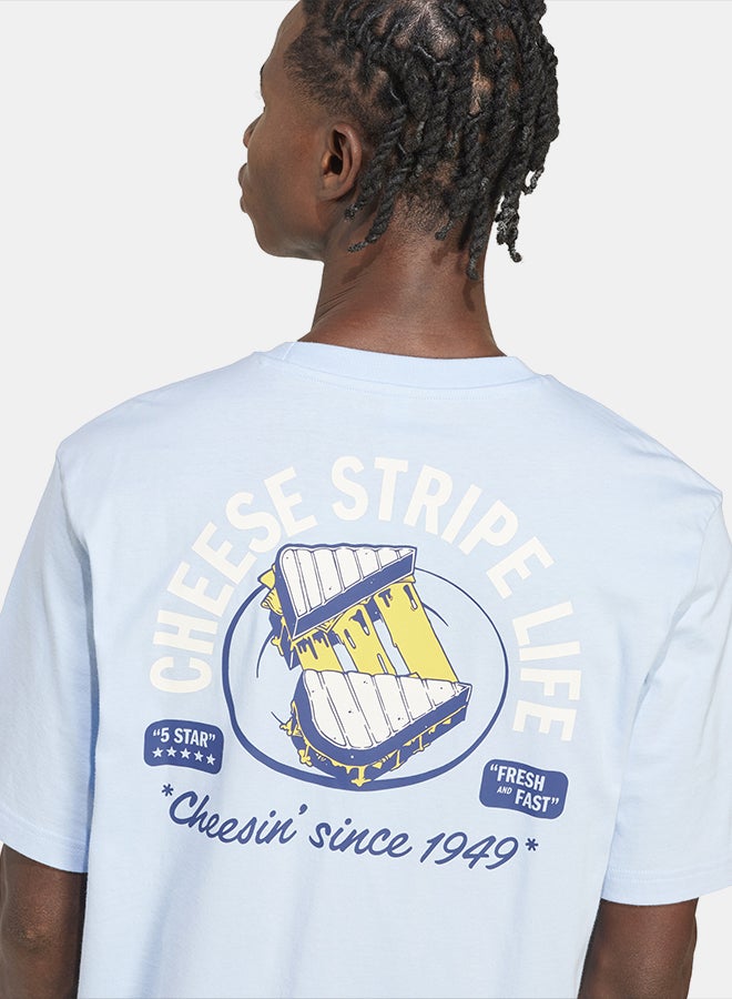 Adidas Food Grilled Cheese Graphic T-Shirt - Image 5