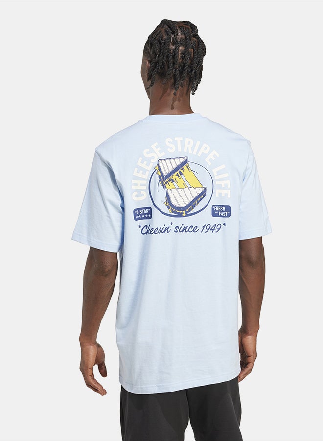 Adidas Food Grilled Cheese Graphic T-Shirt - Image 2