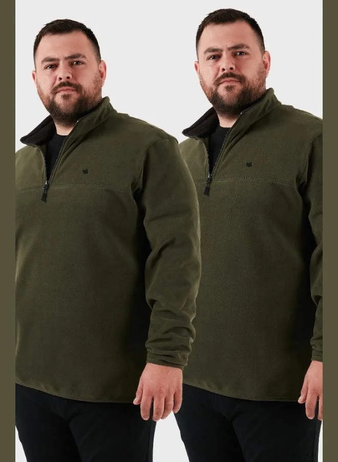 بوراتي بوراتي رجالي قطعتين مقاوم للبرد مبطن مقاس كبير مضاد للوبر بقصة عادية