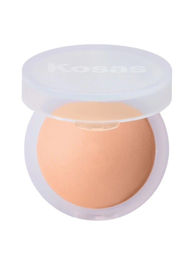 Kosas Cloud Set Makeup Setting Powder _Peachy - Clear Peach Skin Brightening - Image 1