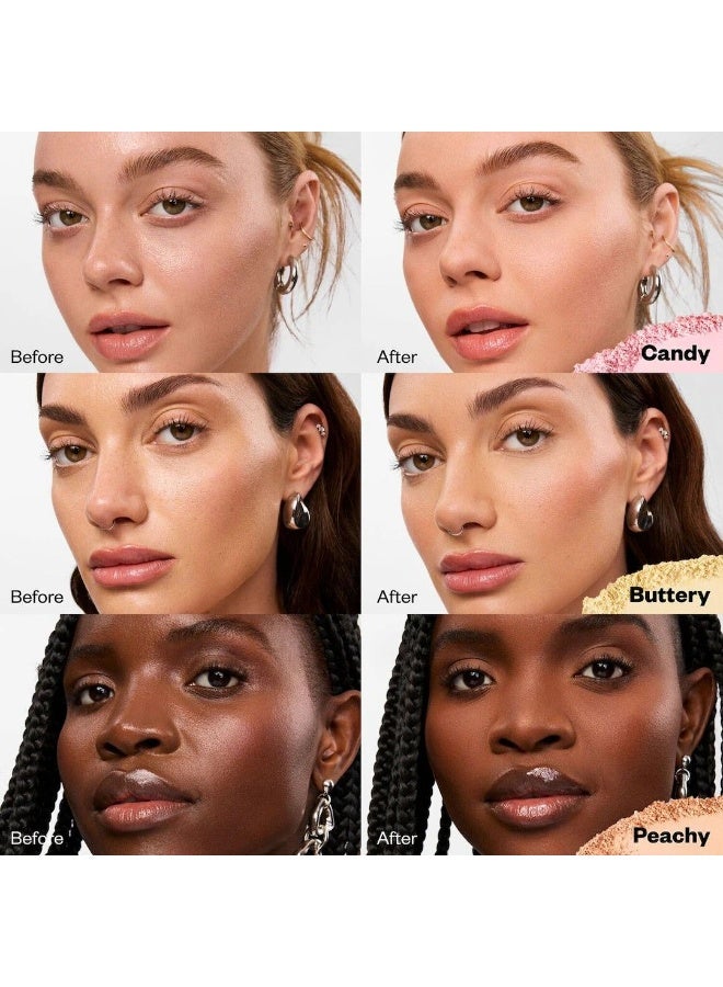 Kosas Cloud Set Makeup Setting Powder _Peachy - Clear Peach Skin Brightening - Image 5