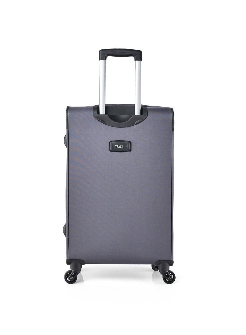 TRACK Luggage fabric set 3 pieces, 28/24/20 inch - Grey - Image 5