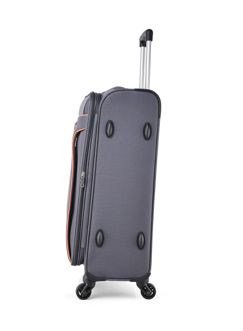 TRACK Luggage fabric set 3 pieces, 28/24/20 inch - Grey - Image 4
