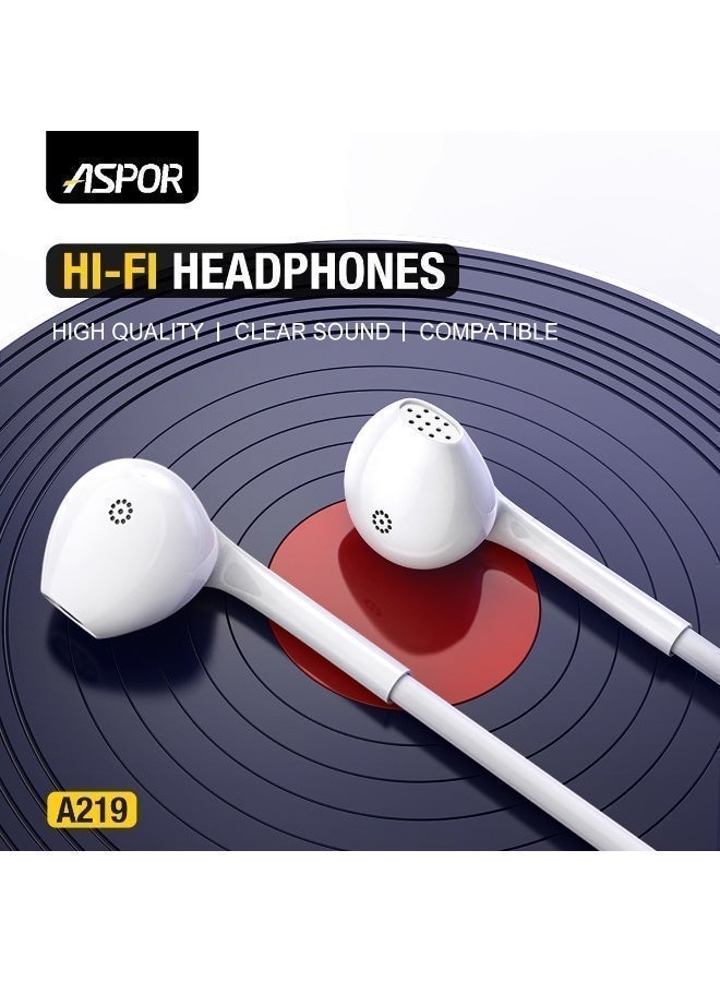 أسبور سماعة سلكية - Hi-Fi ASPOR A219 بصوت نقي وتصميم مريح - Image 5