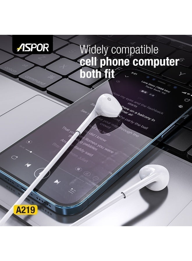 أسبور سماعة سلكية - Hi-Fi ASPOR A219 بصوت نقي وتصميم مريح - Image 4