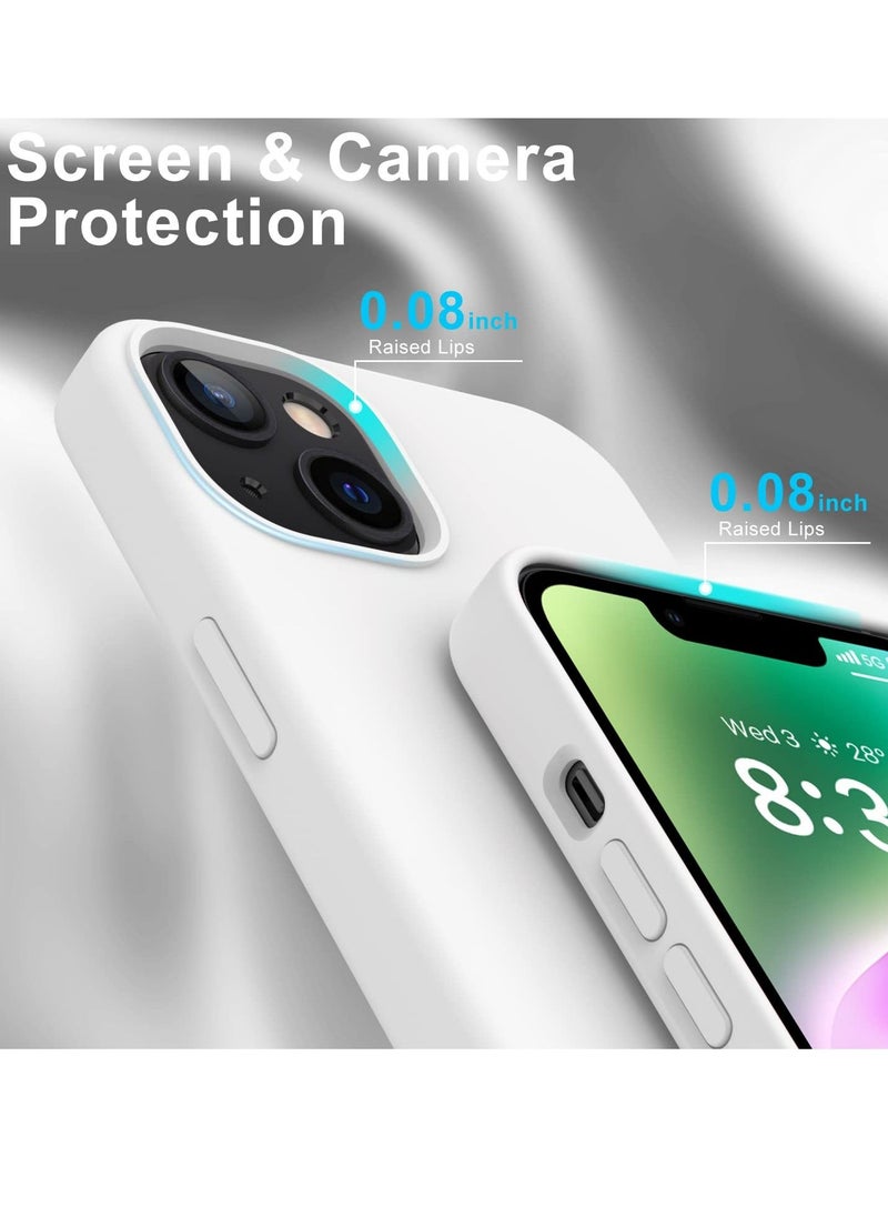 Houmt - iPhone 14 Plus Case with 2 Pack Screen Protectors Soft Flexible Silicone Gel Rubber Bumper Cover Slim Fit Shockproof Protective Phone Case Cover for iPhone 14 Plus 6.7" - Image 1