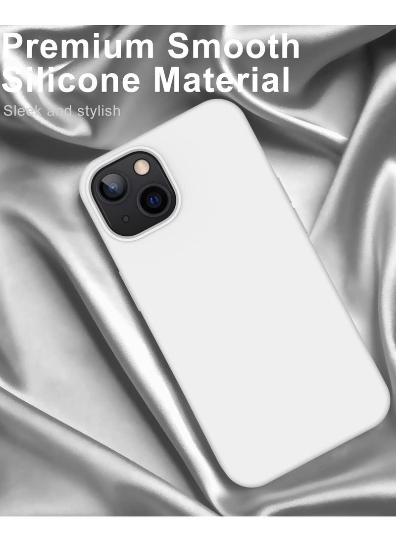 Houmt - iPhone 14 Plus Case with 2 Pack Screen Protectors Soft Flexible Silicone Gel Rubber Bumper Cover Slim Fit Shockproof Protective Phone Case Cover for iPhone 14 Plus 6.7" - Image 1