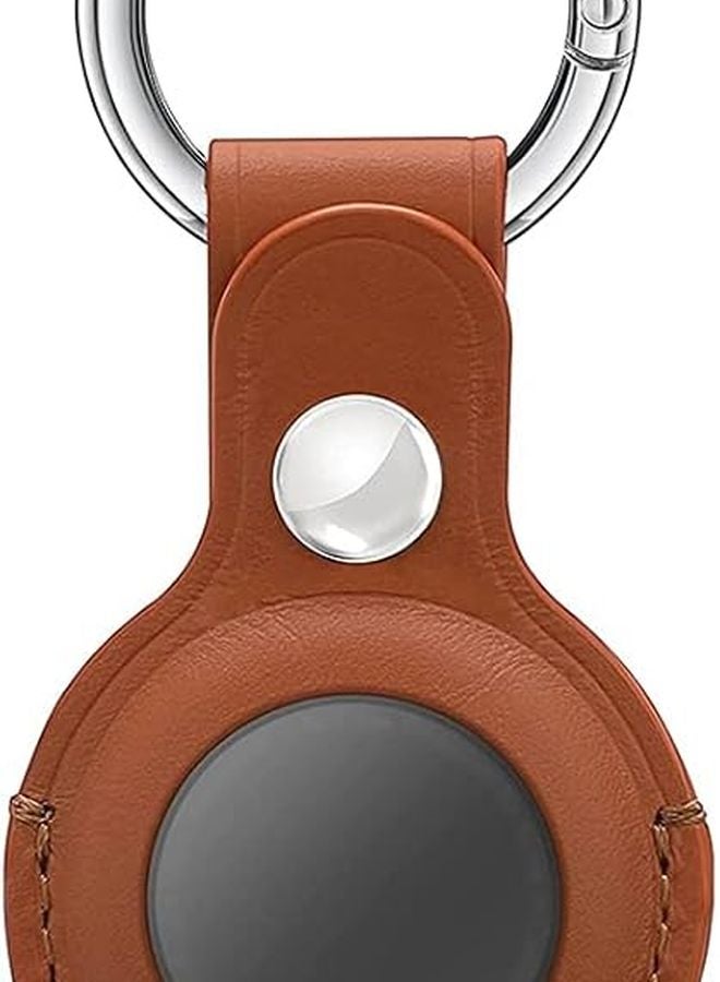 Leather Case For Tracker Device Anti Drop Anti Lost Protective Cover - Image 1