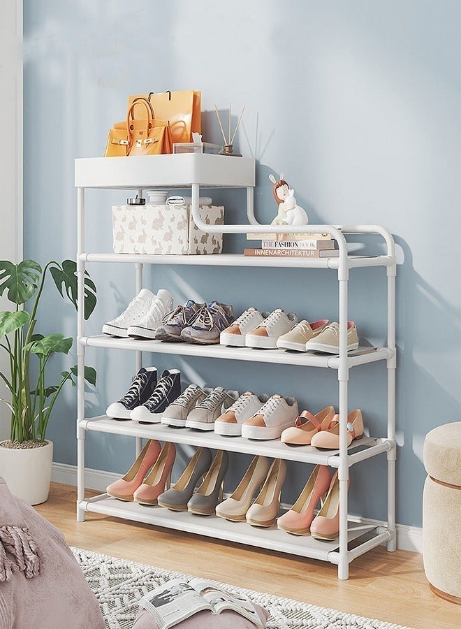سي آند سي هوم 5 طبقات الإبداعية الحد الأدنى تصميم المنزل مجلس الوزراء الأحذية الرف الأحذية تخزين المنظم عرض رف حامل لأثاث غرفة المعيشة المدخل 60x21x78.5 سم - Image 1
