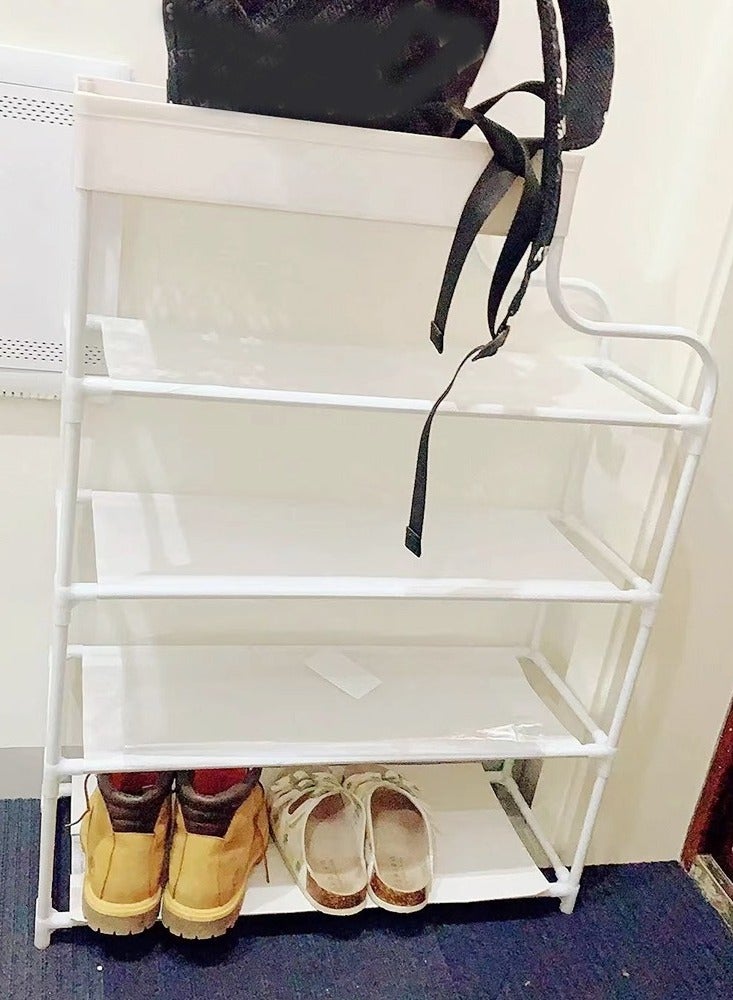 سي آند سي هوم 5 طبقات الإبداعية الحد الأدنى تصميم المنزل مجلس الوزراء الأحذية الرف الأحذية تخزين المنظم عرض رف حامل لأثاث غرفة المعيشة المدخل 60x21x78.5 سم - Image 2