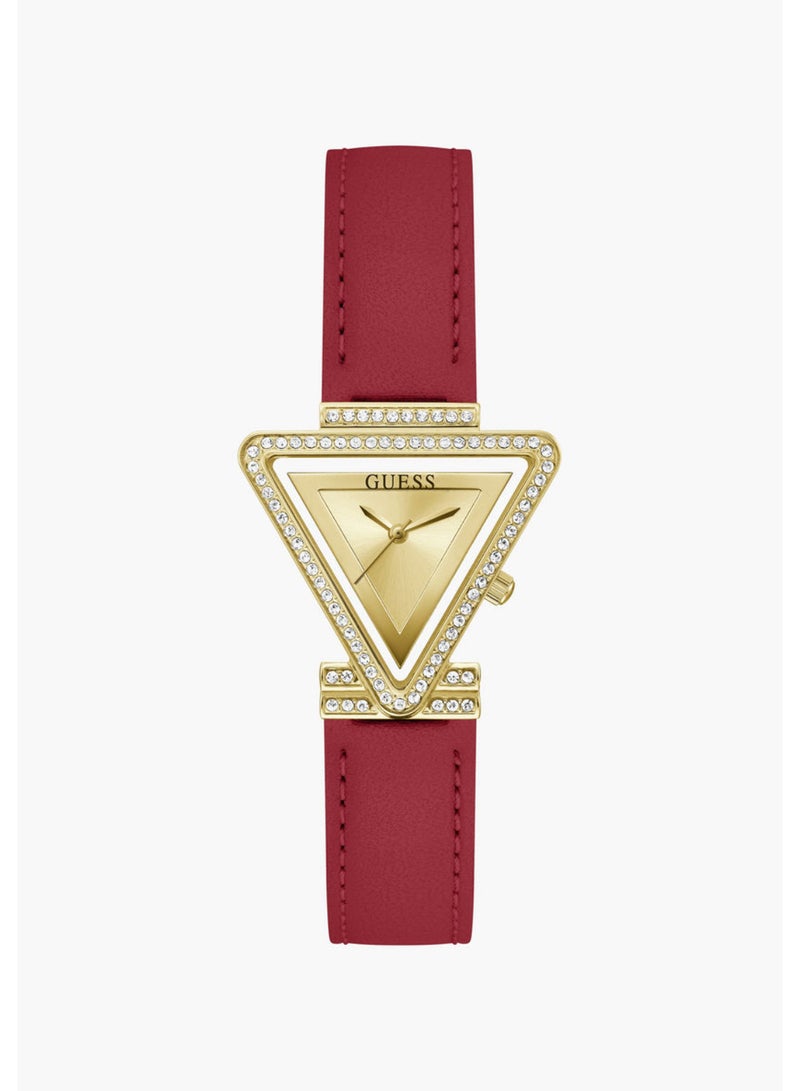 GUESS Women's Red Gold Tone Analog Watch - GW0504L2 - Image 1