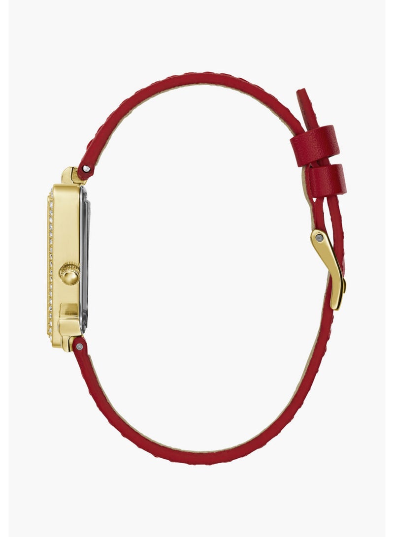 GUESS Women's Red Gold Tone Analog Watch - GW0504L2 - Image 3