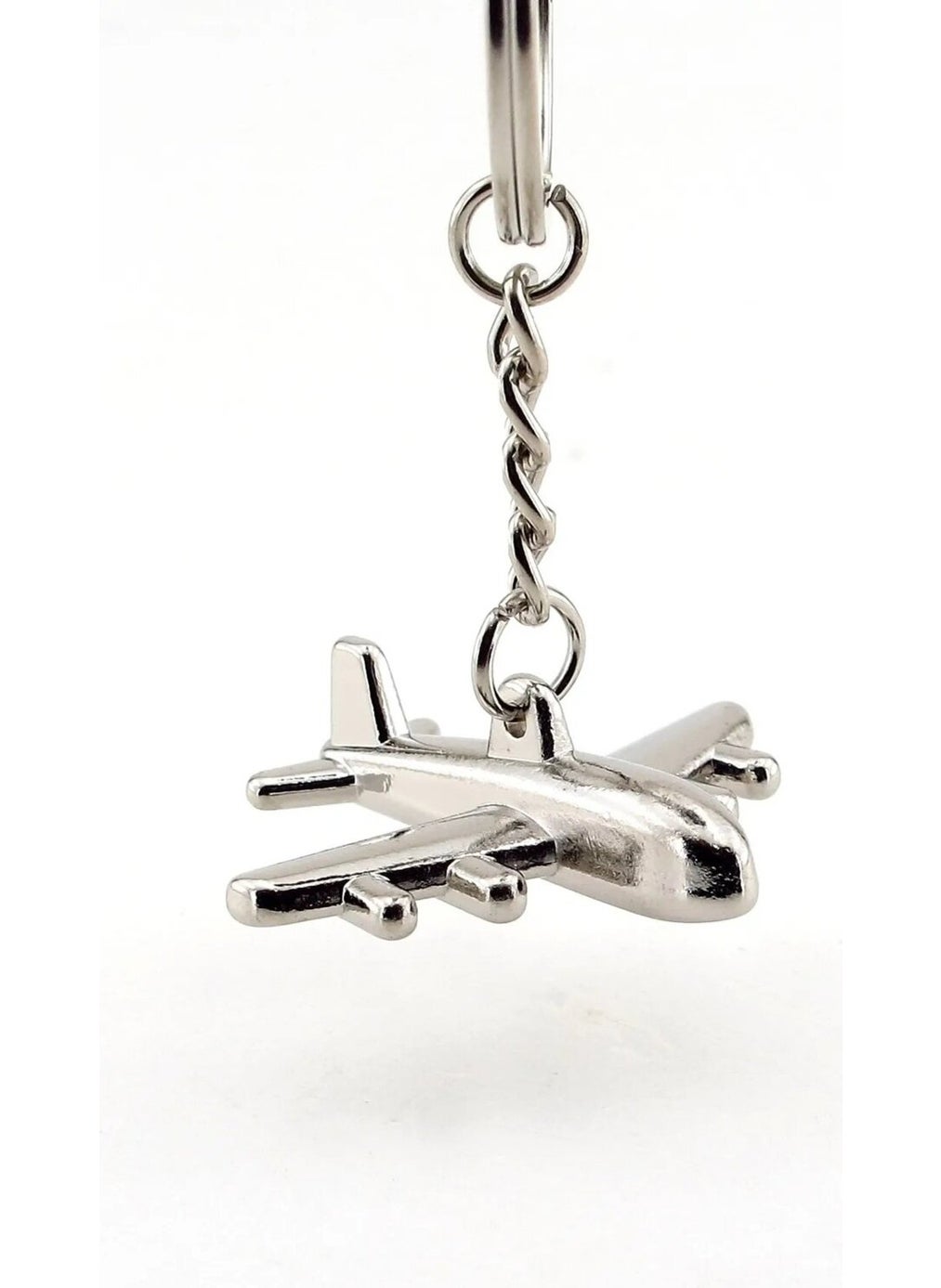 Herşey Nota - Everything Note Passenger Plane Pilot Stewardess Airplane Metal Keychain - Image 1