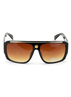V.W.E. Lion Head Flat Top Hip Hop Rapper Retro Aviator Sunglasses (Blackbrown)  - Image 3