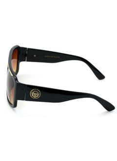 V.W.E. Lion Head Flat Top Hip Hop Rapper Retro Aviator Sunglasses (Blackbrown)  - Image 2