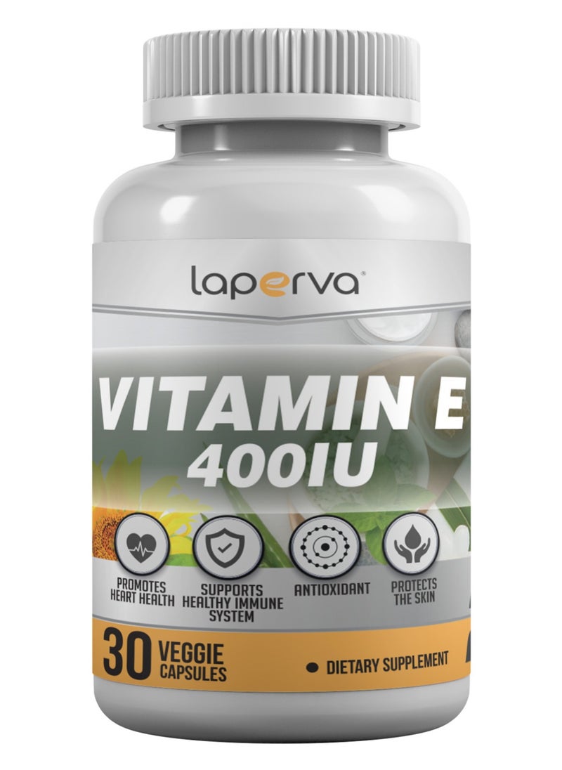 Laperva Vitamin E , Antioxidant ,Support Immune , 400iu 30veg Caps  - Image 1