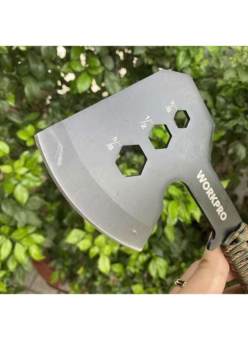 WORKPRO WP383002 250MM Multi-Function Camping Axe + Magnesium Ignitor  - Image 4