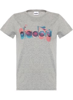 DIADORA Ss T-Shirt Iconic Light Gray Women's T-Shirt - 502.176088-C5493  - Image 4