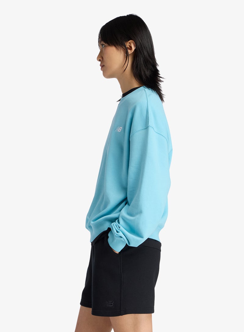 New Balance Essential French Terry Crew Sweatshirt - Image 3