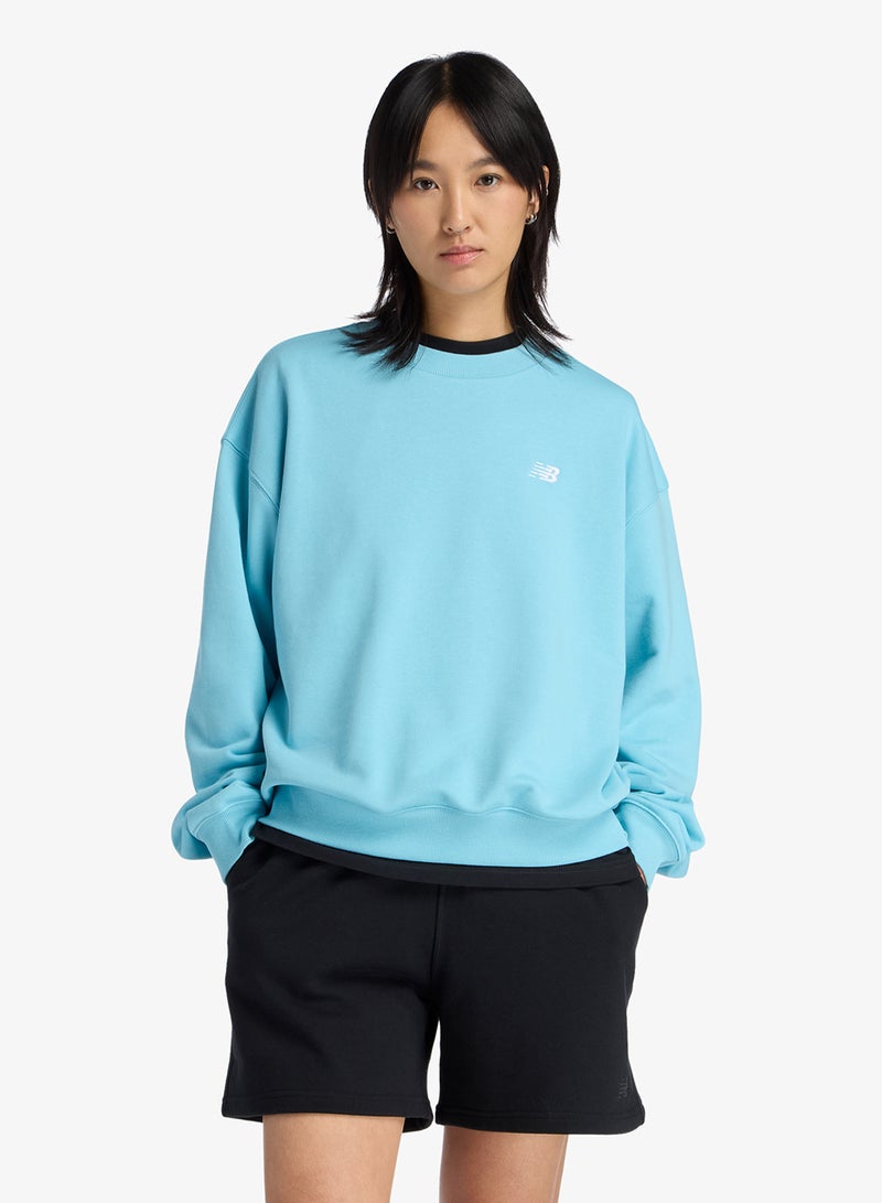 New Balance Essential French Terry Crew Sweatshirt - Image 1
