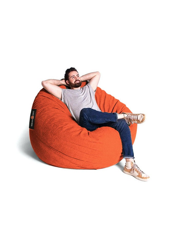 Giant Fabric BeanBag Orange