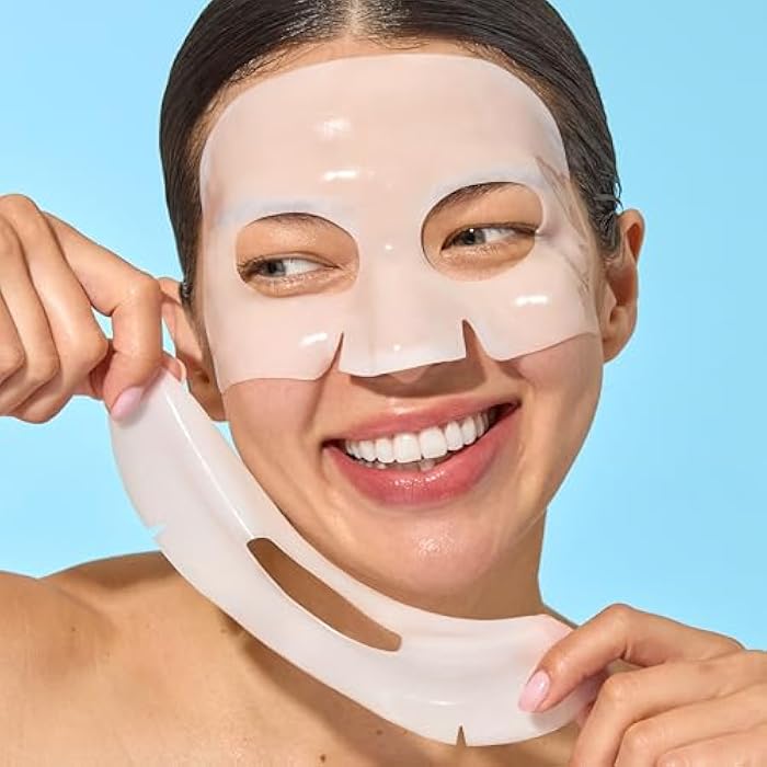 Mario Badescu Advanced Collagen Hydrogel Mask Set of 3 | Face Mask with Peptides, Hyaluronic Acid & Niacinamide for Hydrating, Firming, Brightening & Soothing Skin - Image 3