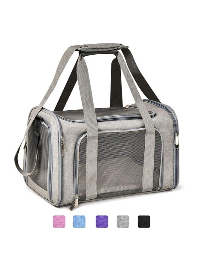 general Pet Carrier for Small Medium Cats Dogs Puppies up to 15 Lbs, Airline Approved Small Dog Carrier Soft Sided, Collapsible Travel Puppy Carrier - Image 1