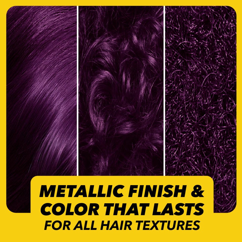 got2b Metallics Permanent Hair Dye, Amethyst Chrome M69, Hair Color for Women & Men, Formulated with Metallic-Shine Booster for Cool, Shimmering Tones, Lasts Up to 30 Washes, 1 Kit - Image 4