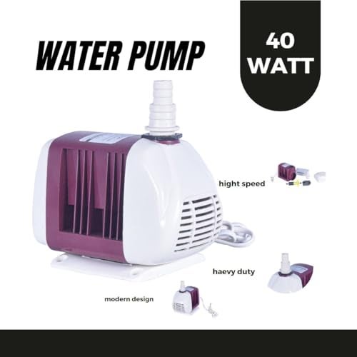 ZAIBTRONIX 40 Watt Submersible Water Aquarium Pump - 180V-230V, 8 Feet Cooler Pump for Desert Air Cooler, Fountains (40 Watt) - Image 3
