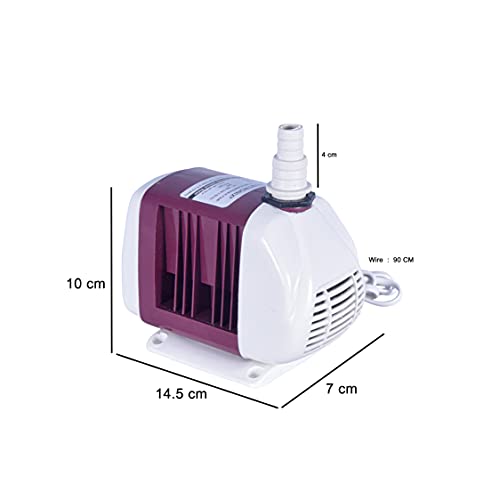 ZAIBTRONIX 40 Watt Submersible Water Aquarium Pump - 180V-230V, 8 Feet Cooler Pump for Desert Air Cooler, Fountains (40 Watt) - Image 5
