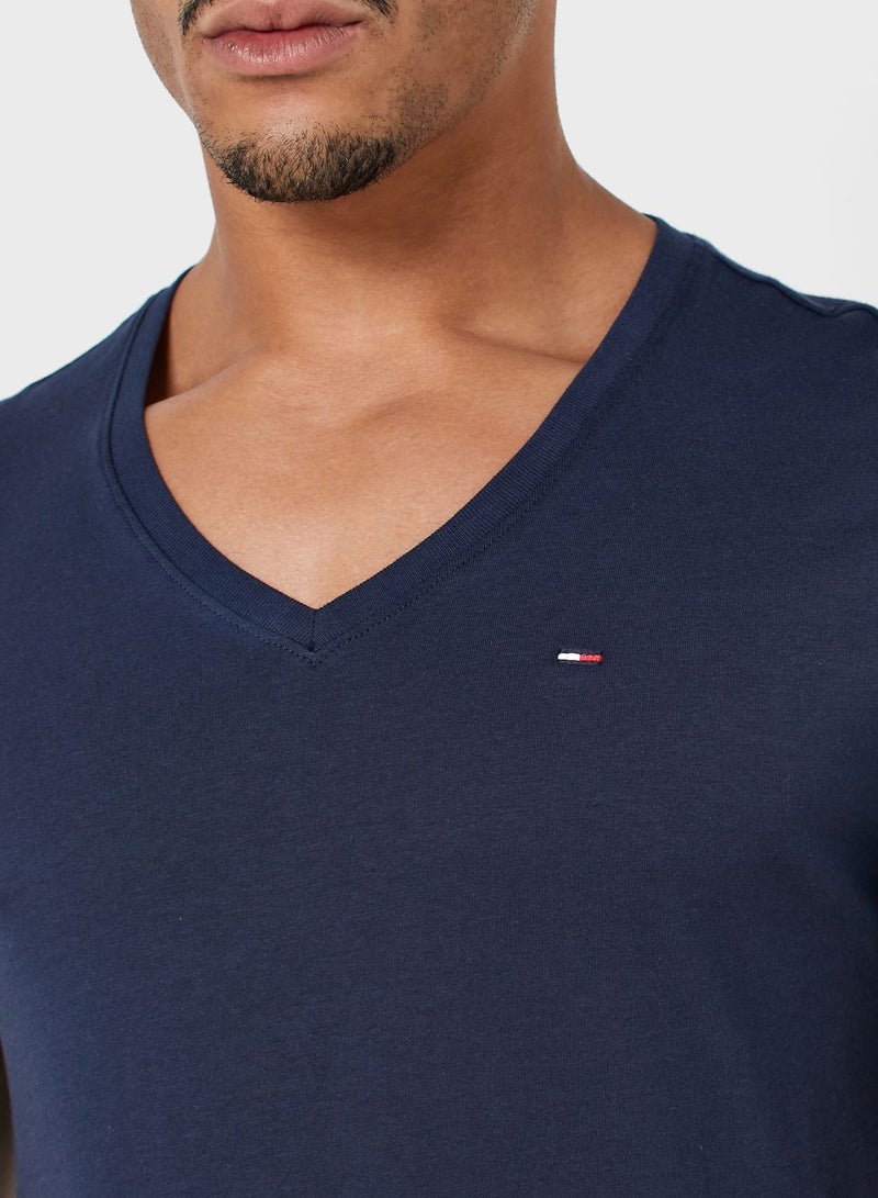 TOMMY JEANS Essential V-Neck T-Shirt - Image 3