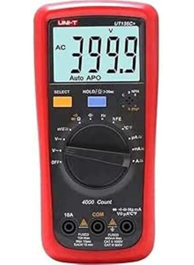 يوني تي Uni-T UT136C+ مقياس متعدد رقمي صناعي مبتكر 1000 فولت تيار متردد/مستمر