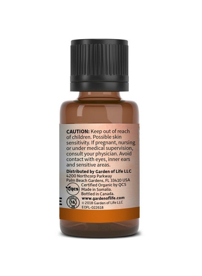 Garden of Life Garden of Life Essential Oil, Frankincense 0.5 fl oz (15 mL), USDA Organic & Pure, Clean, Undiluted & Non-GMO - for Diffuser, Aromatherapy, Meditation, Skincare - Calming, Uplifting, Soothing  - Image 5