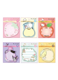 Adorable Animal Sticky Notes Set - 6 Packs of Fun and Functional Self-Stick Memo Pads for Office, School, and Home