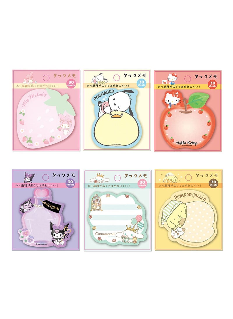 Excefore Adorable Animal Sticky Notes Set - 6 Packs of Fun and Functional Self-Stick Memo Pads for Office, School, and Home  - Image 1
