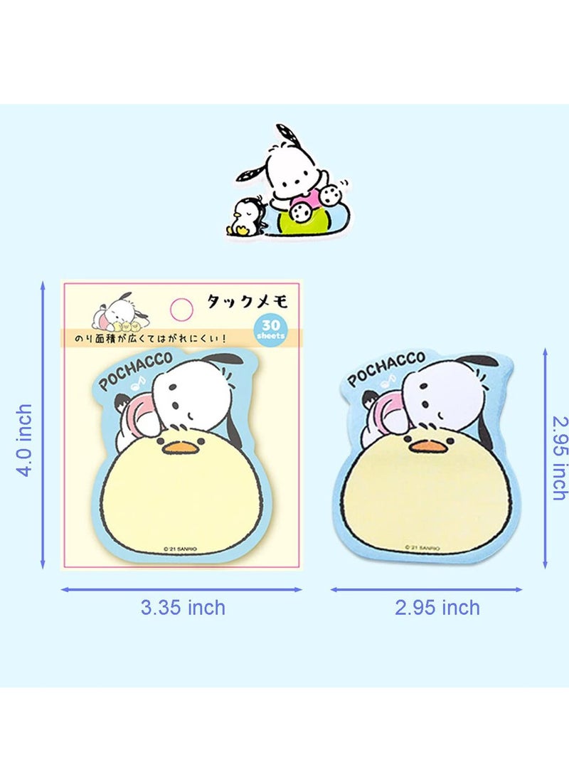 Excefore - Adorable Animal Sticky Notes Set - 6 Packs of Fun and Functional Self-Stick Memo Pads for Office, School, and Home - Image 1