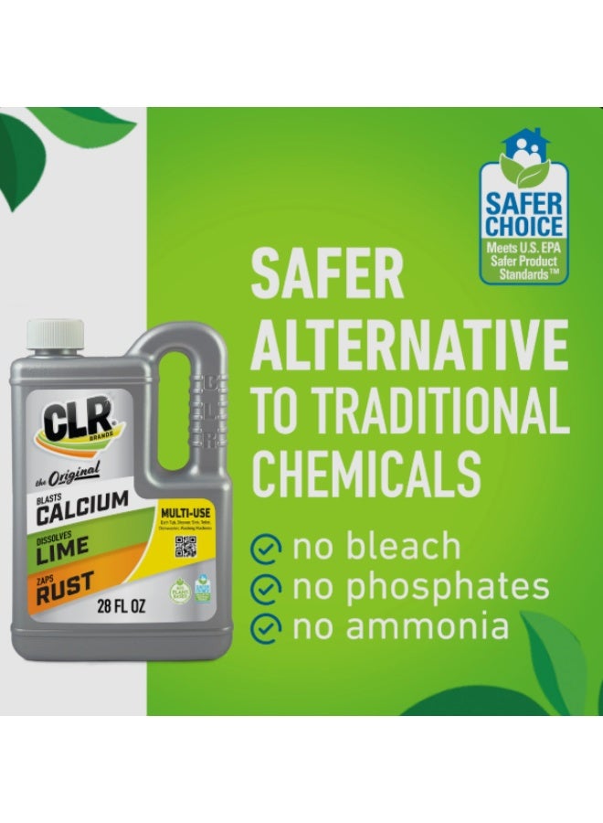 CLR Calcium, Lime & Rust Remover - 28 fl oz (828ml) | Multi-Purpose Household Cleaner - Image 4