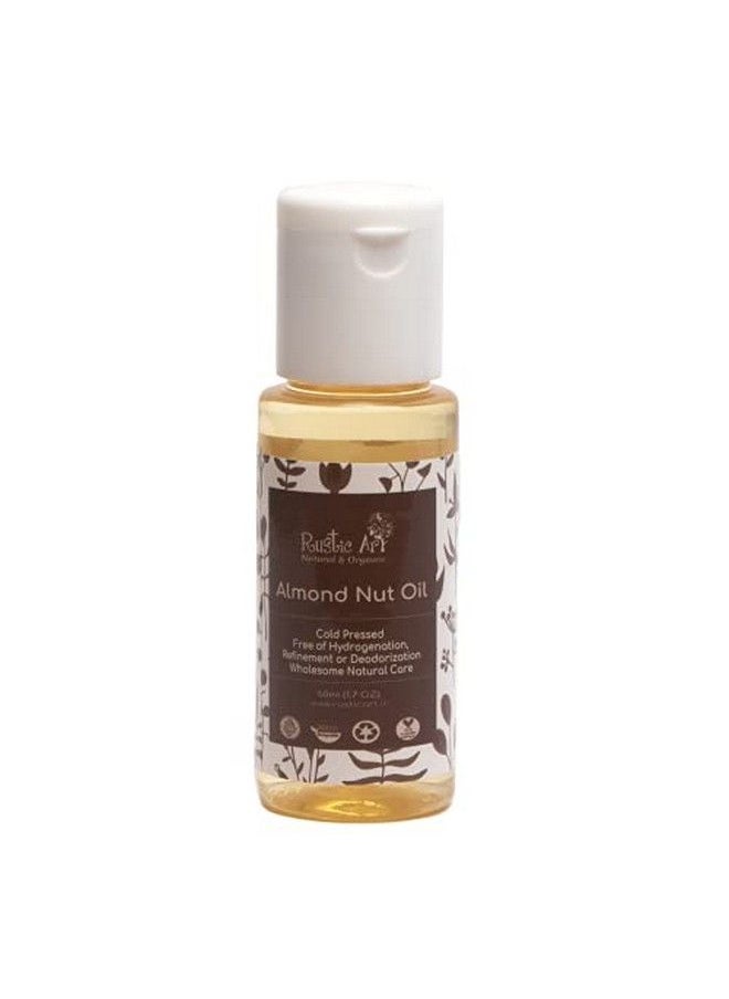 Rustic Art Organic Almond Nut Oil Coldpressed ; Skin Hair Under Eyes Baby ; 50 Ml  - Image 2