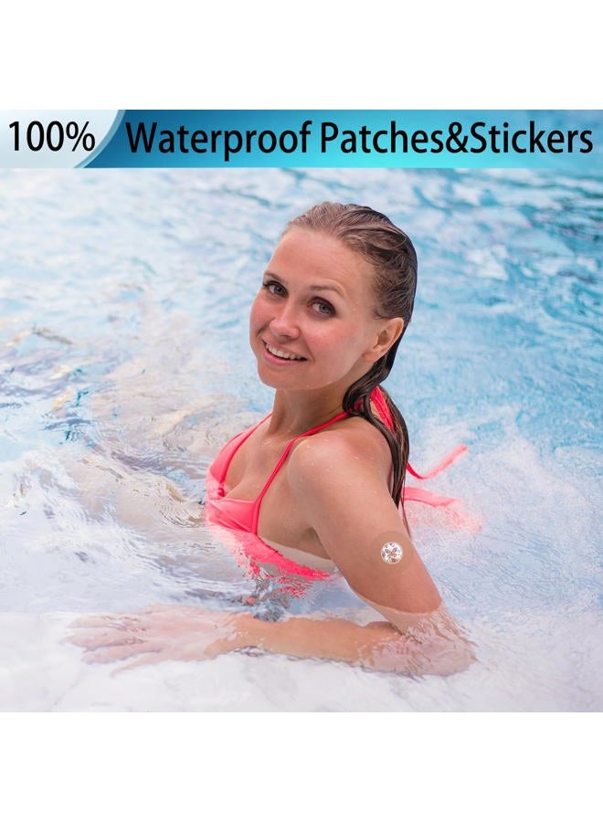 Kuruyo Libre 3 Sensor Covers & Stickers Freestyle Waterproof Adhesive Patches Hypoallergenic and Latex-Free Over Patch Clear Tape Strong Adhesion Long-Lasting 40 Pack - Image 4