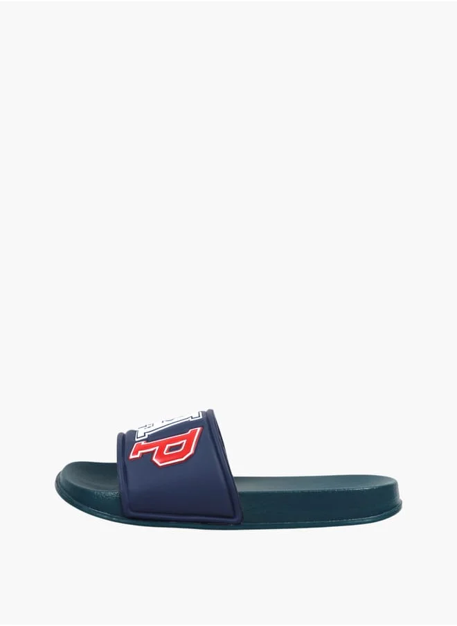 GAP Boys' Logo Detail Slip-On Slides