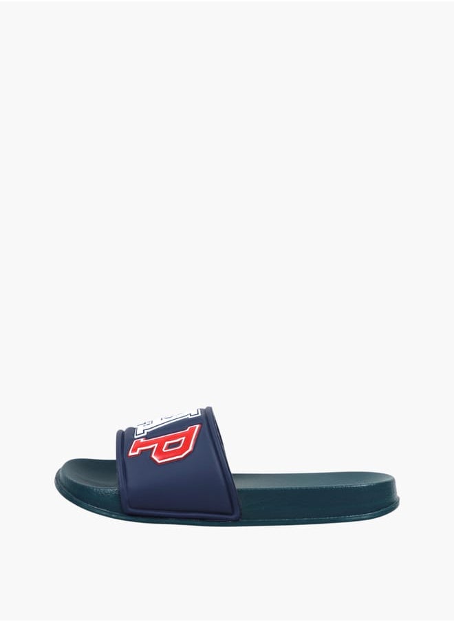 GAP Boys' Logo Detail Slip-On Slides  - Image 1