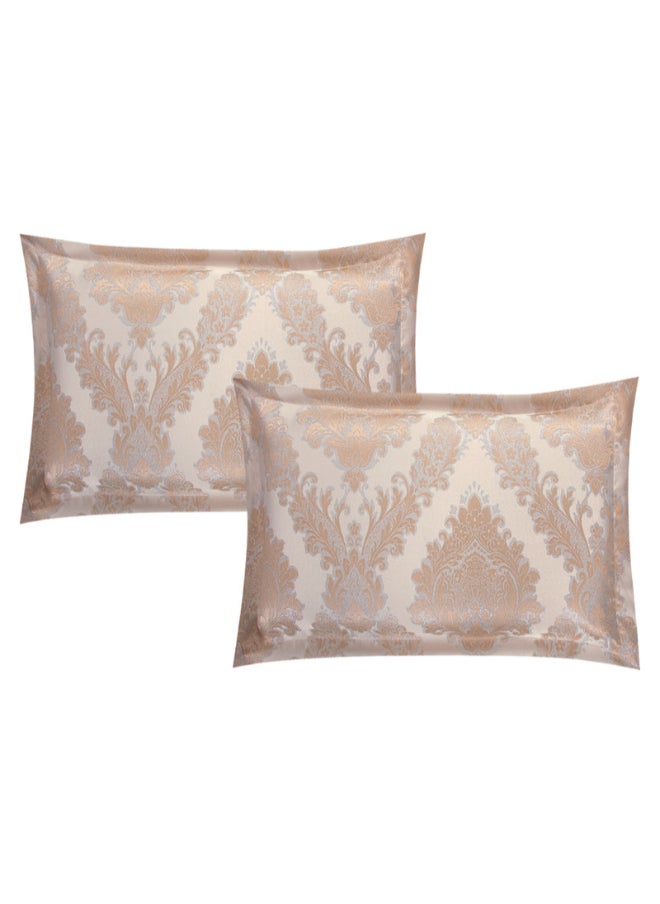 Jacquard Comforter Set With Durable And Soft Fabric Heavy Filling And A Design That Satisfies All Tastes 8 Pieces King Size