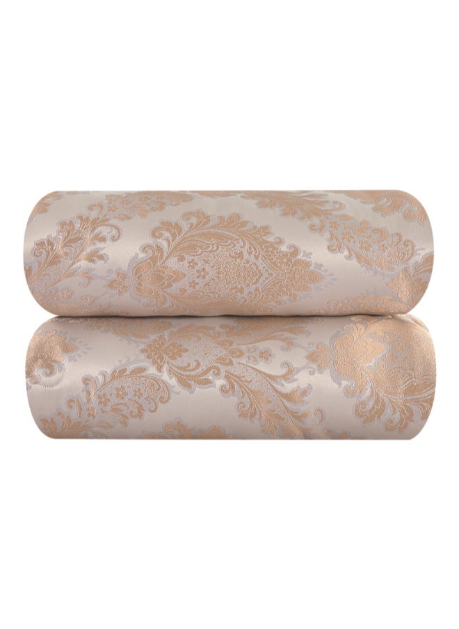 Jacquard Comforter Set With Durable And Soft Fabric Heavy Filling And A Design That Satisfies All Tastes 8 Pieces King Size