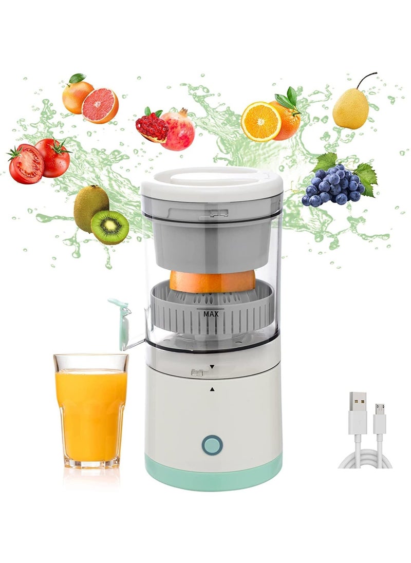 ELTRAZONE - Portable Electric Citrus Juicer, Automatic Household Electric Juicer, Portable Rechargeable Juicer, Orange Juice Squeezer, Rechargeable Juicer Machine with USB, for Orange, Lemon, Grapefruit - Image 1